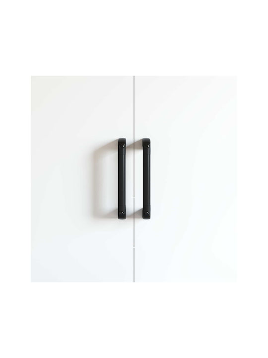vidaXL Handle Furniture made of Metallic Black 380mm (Center Distance 34mm) 864708 12pcs
