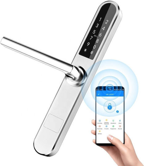 Liliwise Ηλεκτρονική Κλειδαριά με Σύνδεση Bluetooth και Wi-Fi Μαύρη