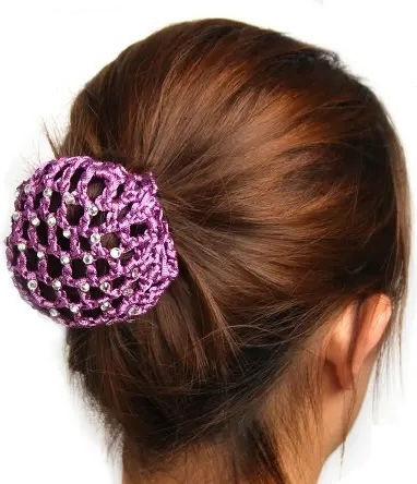 Hairnet Netz Für Haare Strass Go Dance Lila