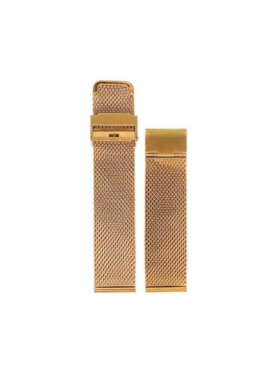 Burga Tragbare Bänder Metall Mesh Elegance Universal 20 Mm Gold Burga Tragbare Bänder Metall Mesh Elegance Universal 20 Mm Gold
