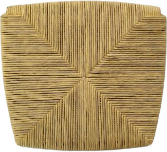 Κάθισμα Ξύλινο 33x39cm Καφέ