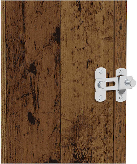 Μεταλλικός Κλειδαριάς Πόρτας 2 Pcs Ασημί 70 X 8 Mm Ατσάλι 864752 Ασήμι