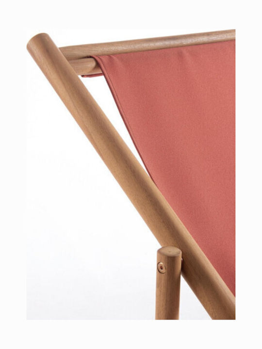 Outdoor Chair Wooden Danubio Terracotta