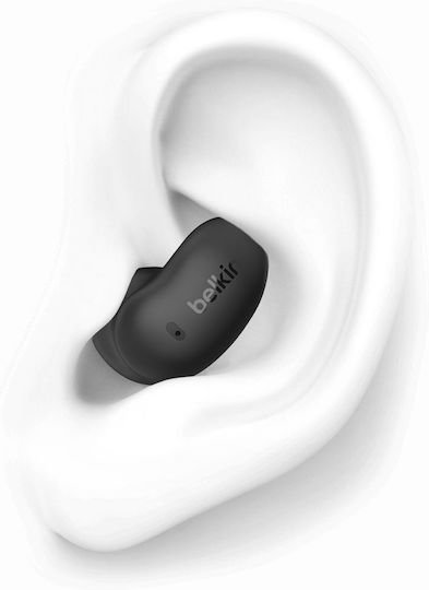 Belkin SoundForm Anywhere Earbud Bluetooth Handsfree Earphones with Sweat Resistance and Charging Case Black