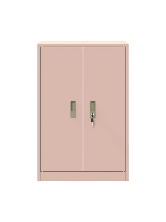 Cabinet de Birou Metalic Pink 60x40x90cm