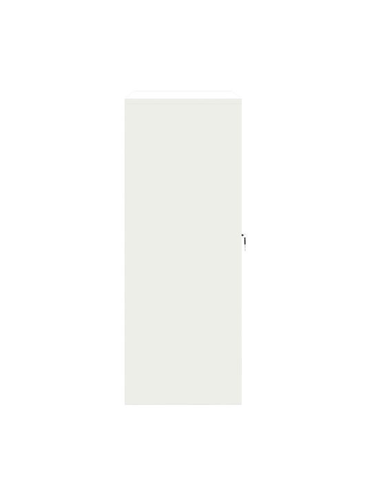 Cabinet de Birou Metalic Alb 90x40x105cm