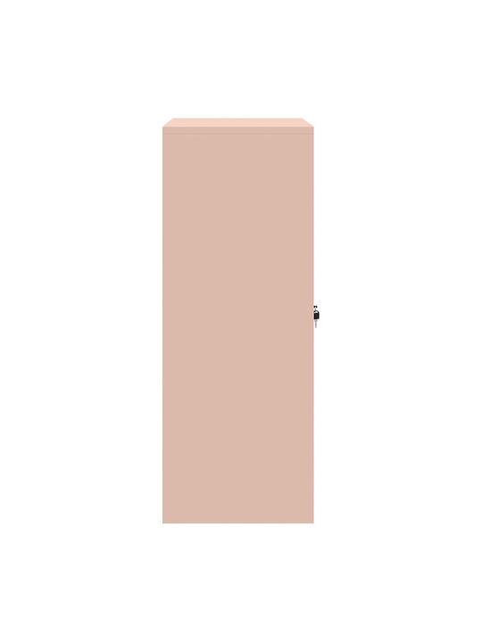 Cabinet de Birou Metalic Pink 80x40x105cm