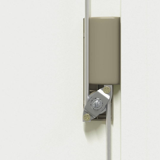 vidaXL Office Metal Cabinet White 90x40x70cm