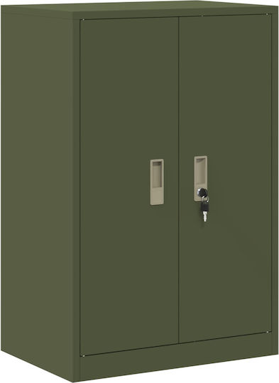 Ντουλάπι Γραφείου Μεταλλικό Πράσινη 60x40x90cm