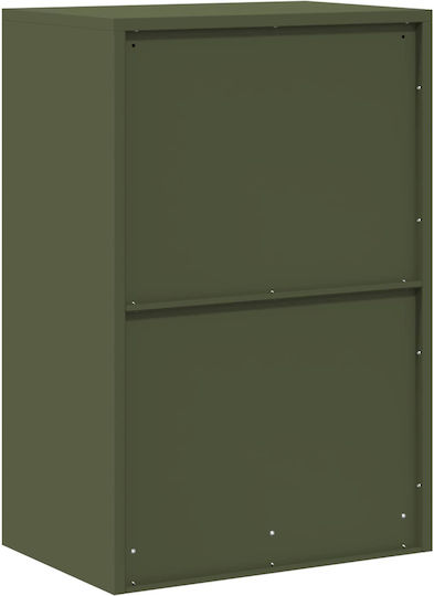 Ντουλάπι Γραφείου Μεταλλικό Πράσινη 60x40x90cm