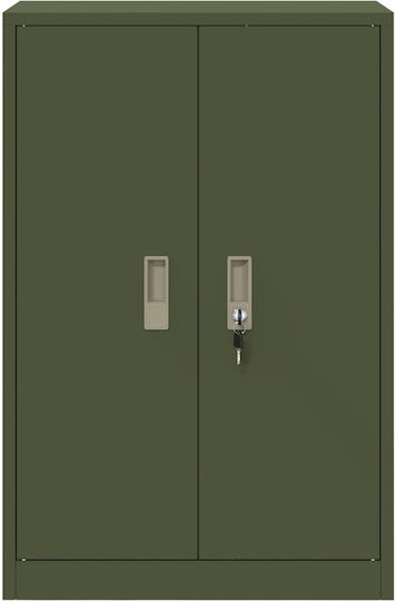 Ντουλάπι Γραφείου Μεταλλικό Πράσινη 60x40x90cm