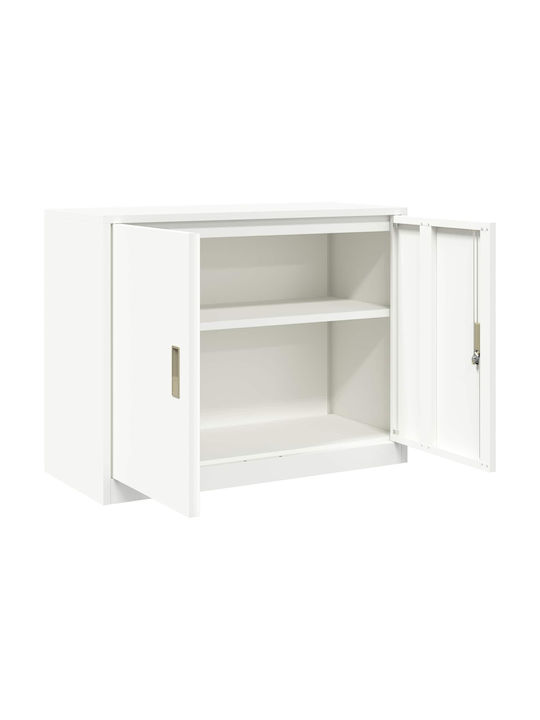 Kabinett Büro White 90x40x70cm