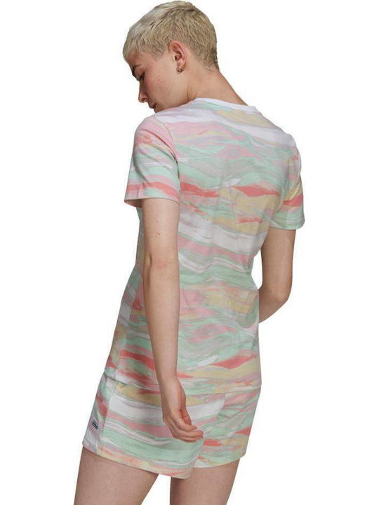 adidas R.Y.V. T-Shirt Beige/Pink