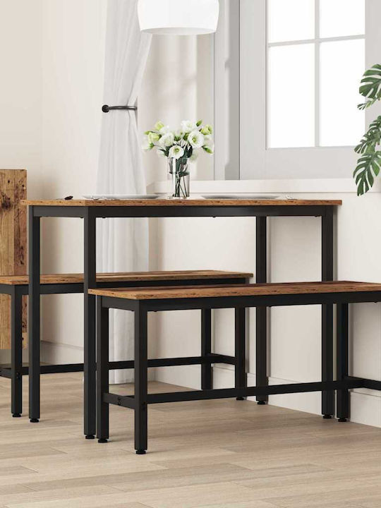 Vechi Bancă Exterior Lemnos 100x32.5x48.5cm