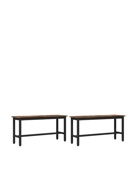 Bancă Exterior Lemnos 100x32.5x48.5cm