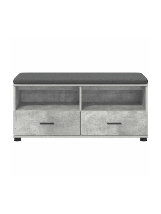 Eingangsmöbel mit Bank Gray 100x38x46cm