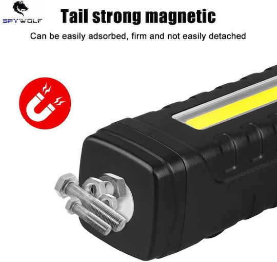 Rechargeable Work Light with Extension Cord LED with Brightness up to 2900lm Lens