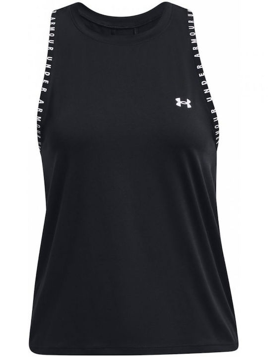 Knockout Novelty Women's Athletic Blouse Sleeveless Black.