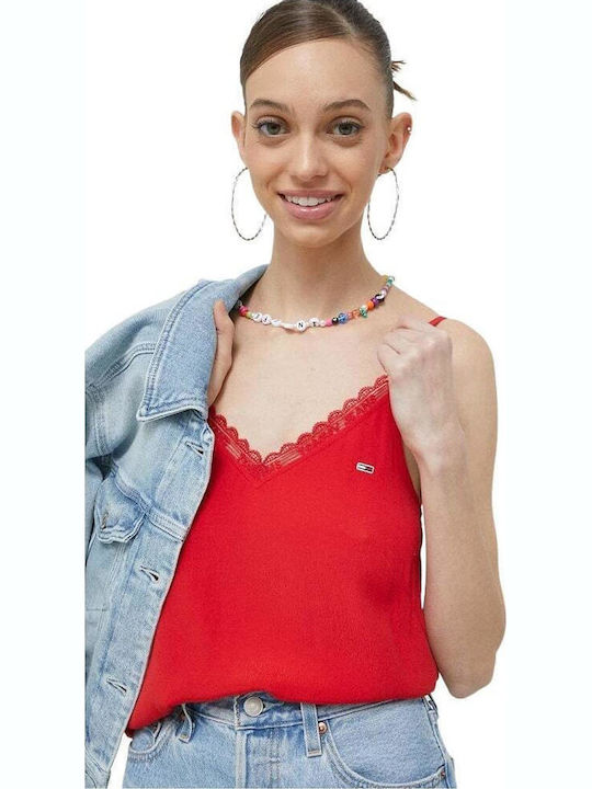 Essential Γυναικείο Lingerie Top Κόκκινο