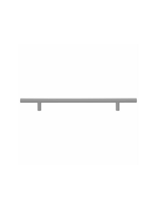 vidaXL Furniture Knob from Metallic Silver with Hole Centers 300mm 864733 2 Pieces