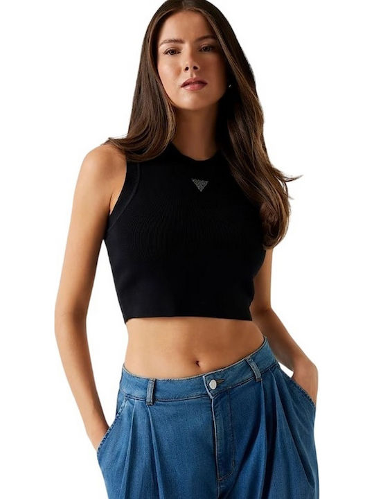 Women's Summer Blouse Sleeveless Black