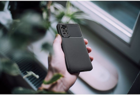 Premium Back Cover Silicon Negru (Redmi 15)