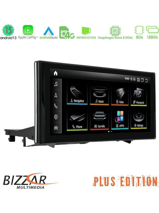 Bizzar Car Audio System for Audi A1 2010-2018 (Bluetooth/USB/AUX/WiFi/GPS/Apple-Carplay/Android-Auto/CD) with Touch Screen 10.25"