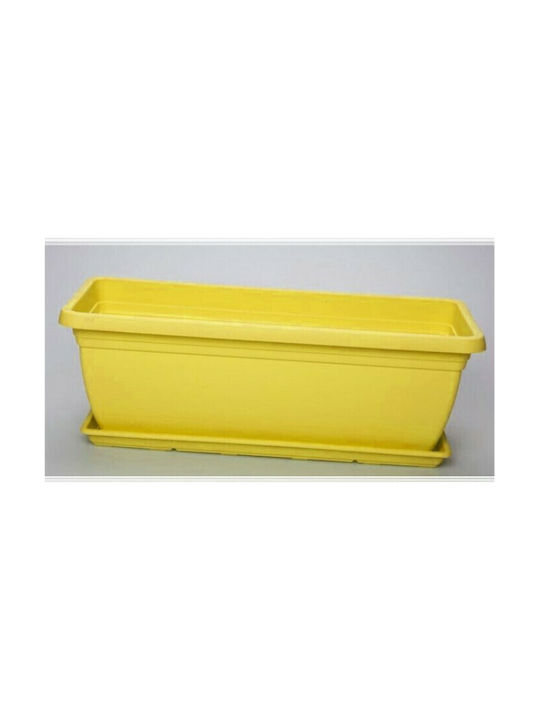 Micplast Mojito Ζαρντινιέρα Πλαστική Κίτρινη Micplast Mojito Ζαρντινιέρα Πλαστική Κίτρινη