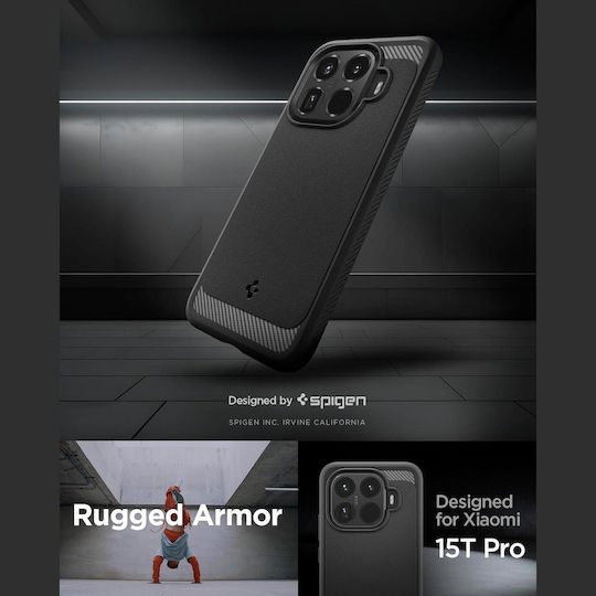Spigen Umschlag Rückseite Silikon 2mm Schwarz (Xiaomi 15T Pro)