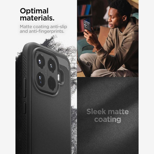 Spigen Umschlag Rückseite Silikon 2mm Schwarz (Xiaomi 15T Pro)