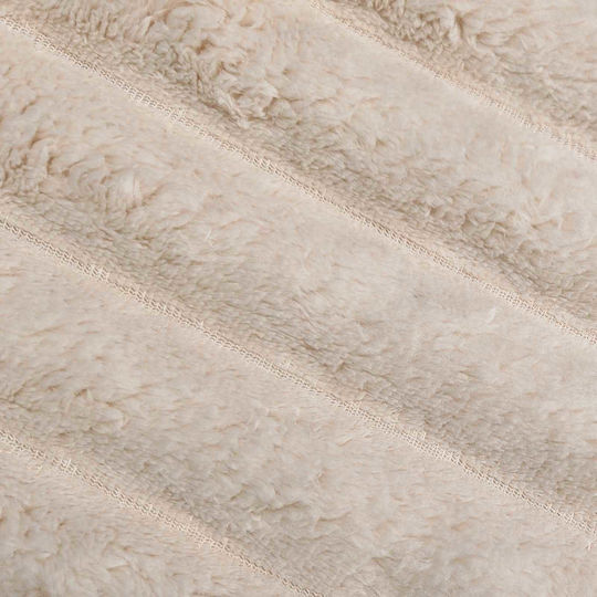 vidaXL Decken & Couchdecken Sesselüberwurf Fleece 240x220cm Beiges