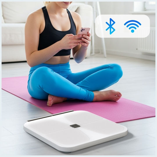 Awei Smart Bathroom Scale with Bluetooth White