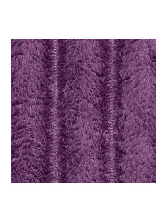 vidaXL Ριχτάρι Πολυθρόνας Fleece 150x130εκ. Μοβ 42016901