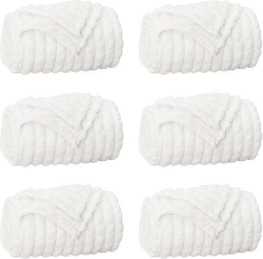 vidaXL Armchair Throw P240xL220cm White