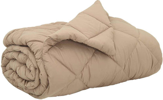 vidaXL Superbettdecke 220x200cm Taupe