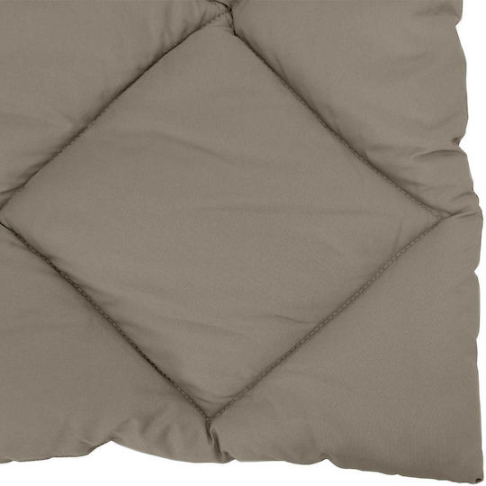 vidaXL Super King Blanket 220x155cm Light Gray