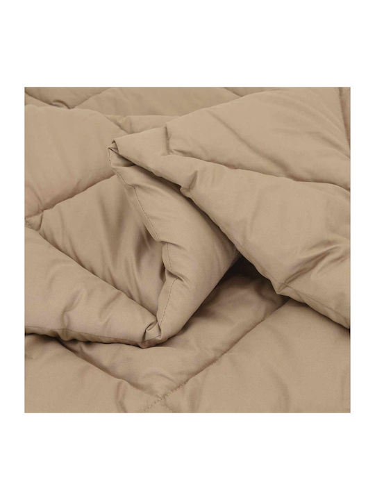 vidaXL Pătură Supraînălțată 220x240 cm Taupe