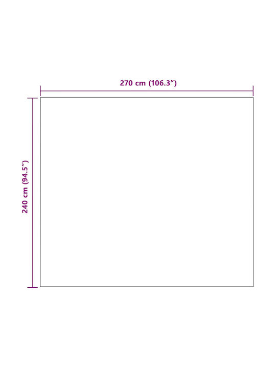 vidaXL Fleece Decke King Size 270x240cm Grau