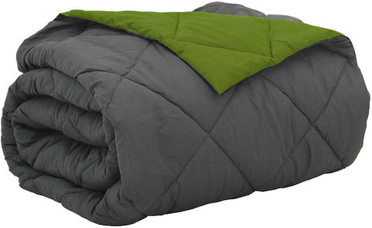 vidaXL Husă de Pilotă Dublă 200x200 Green, Anthracite