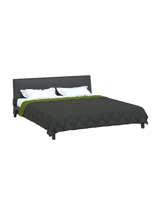 vidaXL Плик за Завивка Двоен 200x200 Green, Anthracite