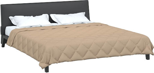vidaXL Плик За Завивка Двойен 220x200 Taupe