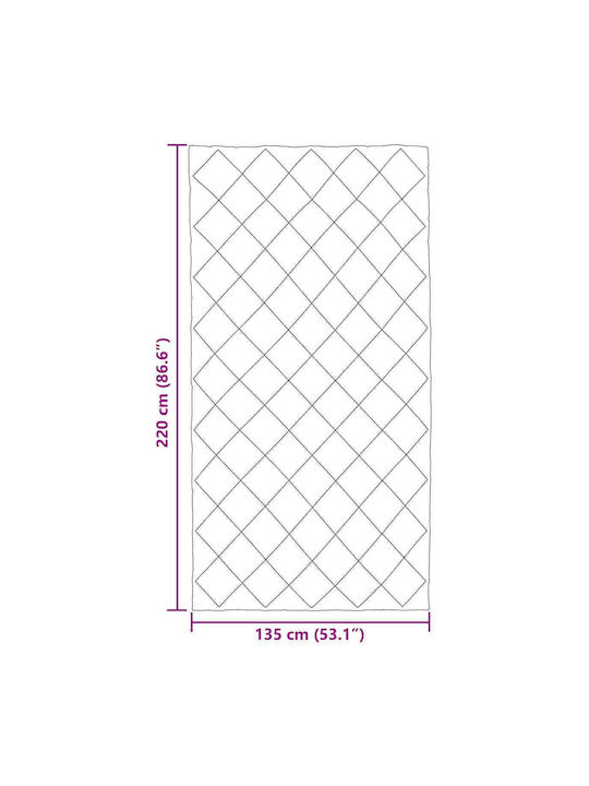 vidaXL Плик за Завивка Единичен 135x220 Taupe #