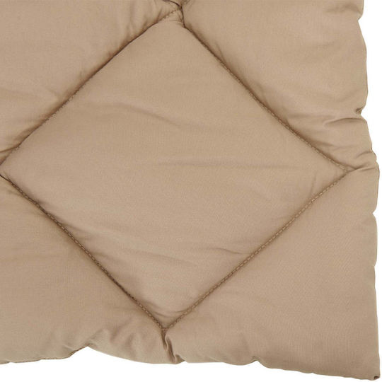 vidaXL Duvet Cover Double 200x200 Taupe