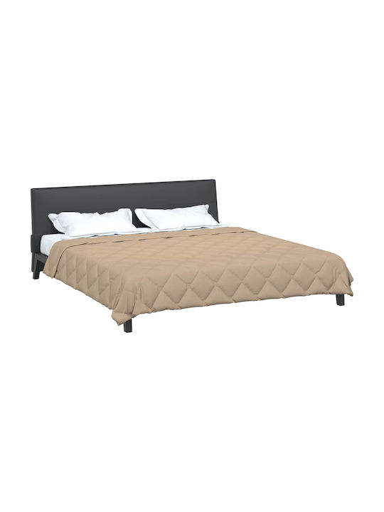 vidaXL Плик за Завивка Кинг Сайз 220x240 Taupe