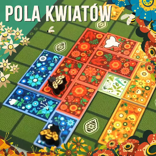 Board Game Fields of Flowers for 1-4 Players 8+ Years Old (PL) Nasza Ksiegarnia