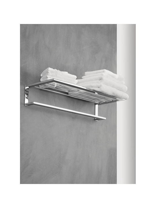 Bronze Art Wall-Mounted Bathroom Shelf Unit with 5 Positions ​60x21cm Copper