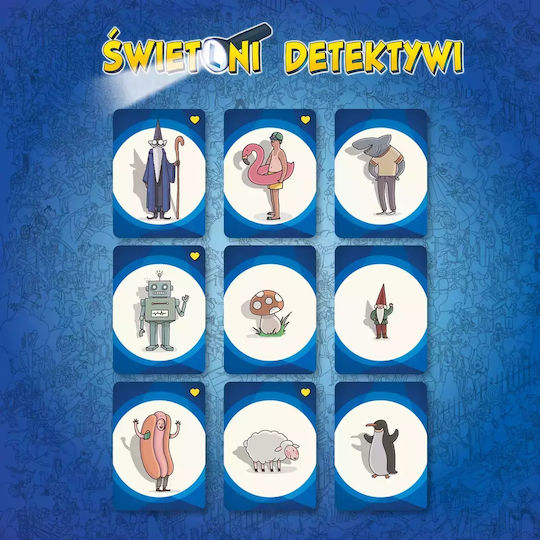 Board Game Brilliant Detectives for 1-5 Players 6+ Years Old (PL) Nasza Ksiegarnia