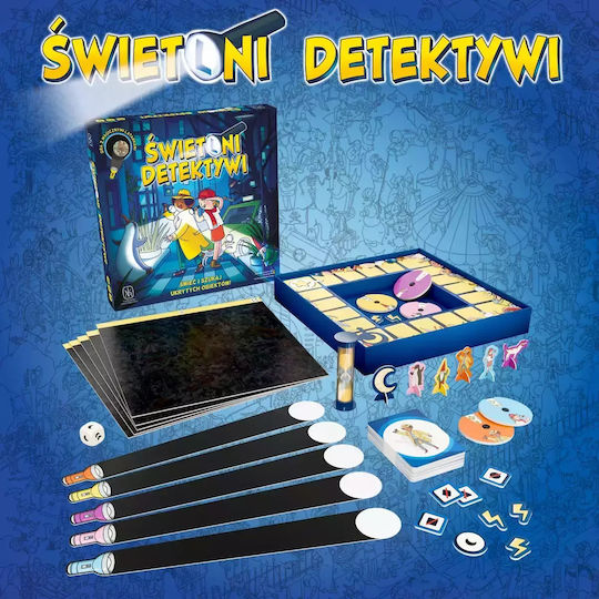 Board Game Brilliant Detectives for 1-5 Players 6+ Years Old (PL) Nasza Ksiegarnia