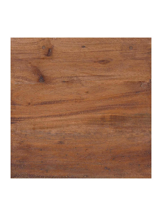 Κομοδίνο από Μασίφ Ξύλο Καφέ 38x28x35cm