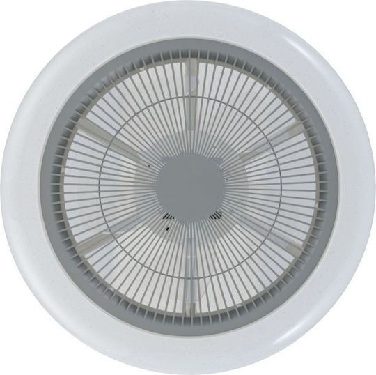 Eglo Kostrena Deckenleuchte 46cm mit Leuchte Grau / Weiß